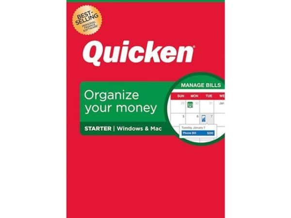 Quicken Starter Personal Finance - 1-Year Subscription (Windows/Mac)