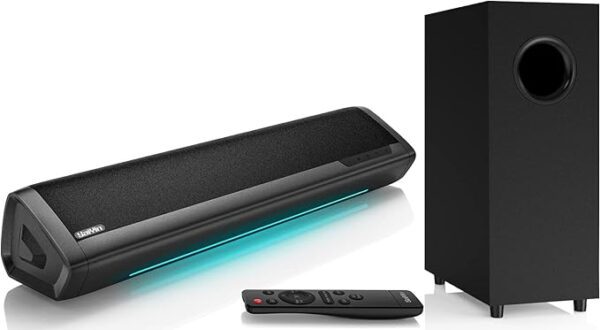 Sound Bar with Subwoofer for TV 17"