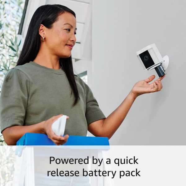 Ring Spotlight Cam Plus Battery Two-way talk, Color Night Vision, and Security Siren - Image 4