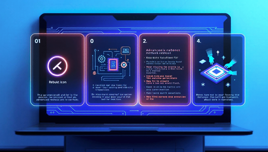 advanced reboot options on tablet